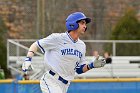 Baseball vs Nichols  Wheaton College Baseball vs Nichols College. - Photo By: KEITH NORDSTROM : Wheaton, baseball